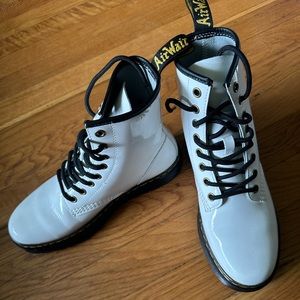 Doc martens white jadon boot